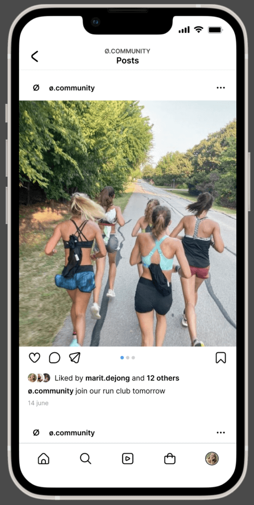 Cøpenhagen community instagram post/opslag