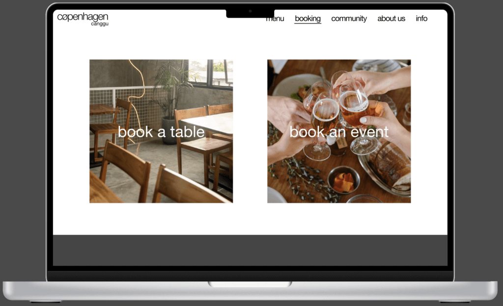 Cøpenhagen booking