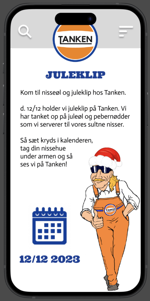 Tanken events: Juleklip
